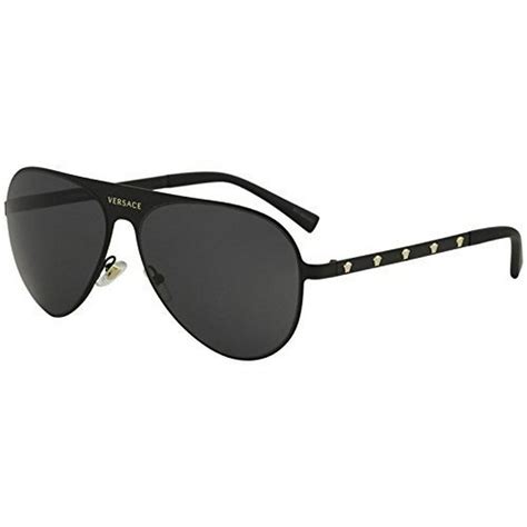 Versace Women's Pop Chic Sunglasses, Black/Grey, One Size